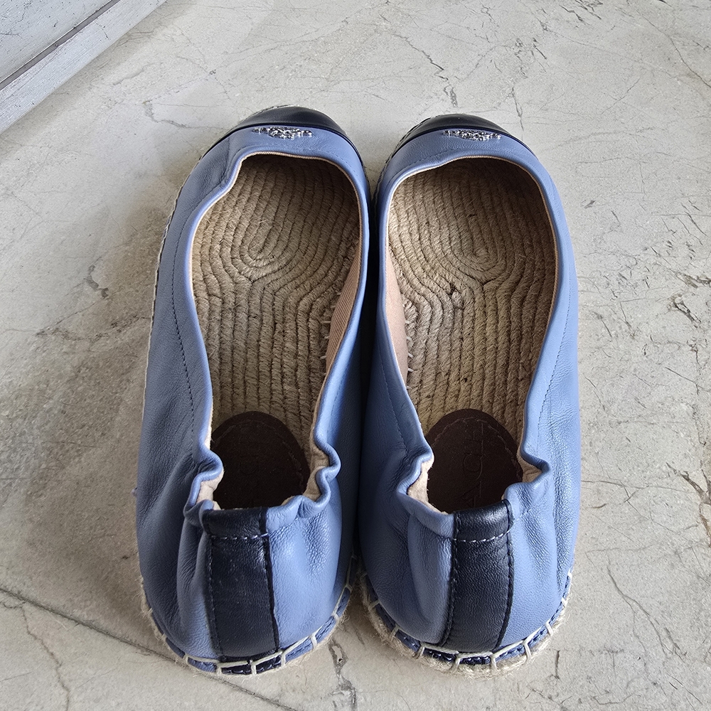 Coach Women's Blue and Dark Blue Espadrilles - Picture 5 of 7